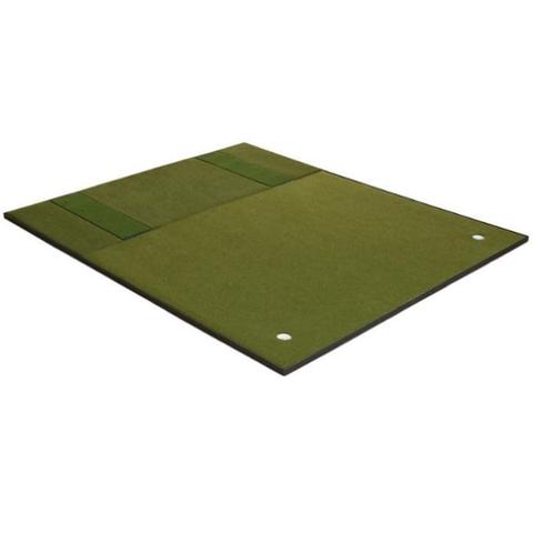 Combo Golf Mat & Putting Green - Center Stance