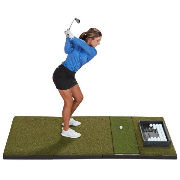 Fiberbuilt Launch Monitor Studio Golf Mat Single Sided