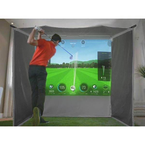 Retractable Golf Simulator Screen Enclosure